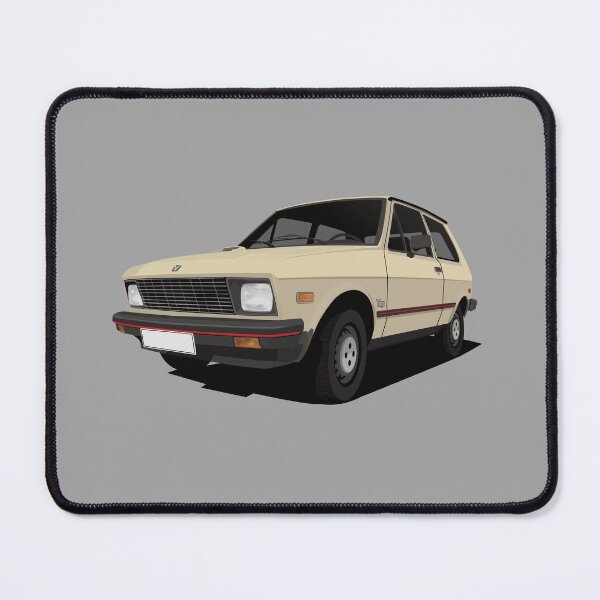 Item preview, Yugo car - beige - US version designed and sold by knappidesign.
