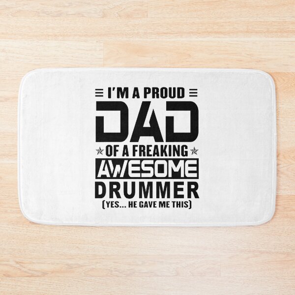 Item preview, I’m A Proud Dad Of A Freaking Awesome drummer, Funny Dad Shirt, Dad Of drummer Shirt, Dad Gifts, Christmas Gifts For Dad designed and sold by xlnv.