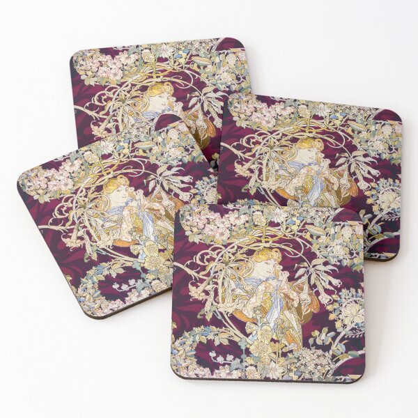 Item preview, Woman with Daisy or “Femme à marguerite” by Alphonse Maria Mucha designed and sold by mbuz90.