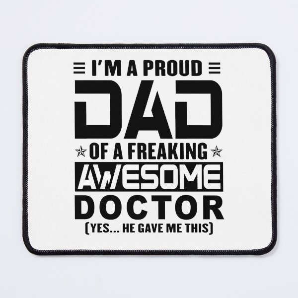 Item preview, I’m A Proud Dad Of A Freaking Awesome doctor, Funny Dad Shirt, Dad Of doctor Shirt, Dad Gifts, Christmas Gifts For Dad designed and sold by xlnv.