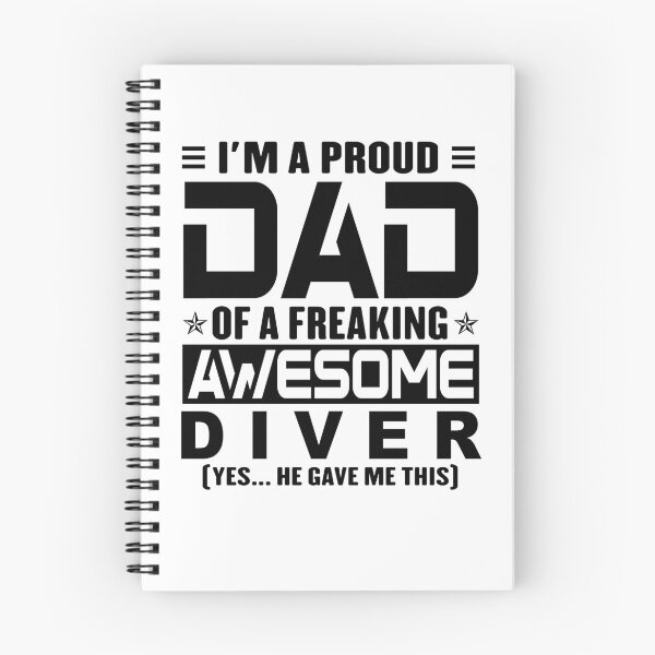 Item preview, I’m A Proud Dad Of A Freaking Awesome diver, Funny Dad Shirt, Dad Of diver Shirt, Dad Gifts, Christmas Gifts For Dad designed and sold by xlnv.