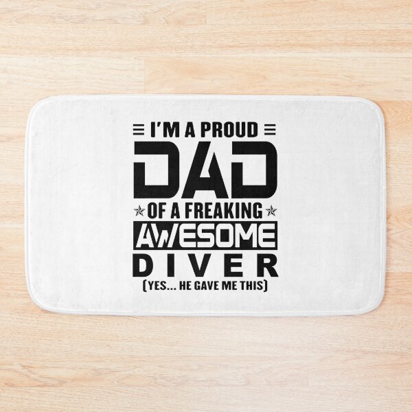 Item preview, I’m A Proud Dad Of A Freaking Awesome diver, Funny Dad Shirt, Dad Of diver Shirt, Dad Gifts, Christmas Gifts For Dad designed and sold by xlnv.