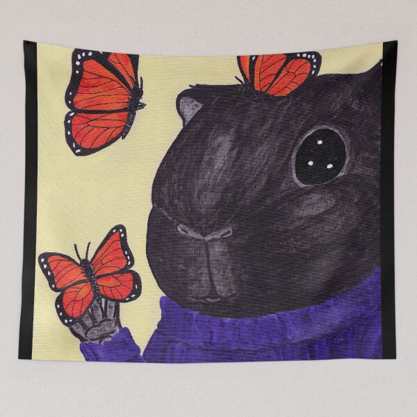 Item preview,  A Guinea Pig and her Butterflies designed and sold by Guinea Pigs and Books.