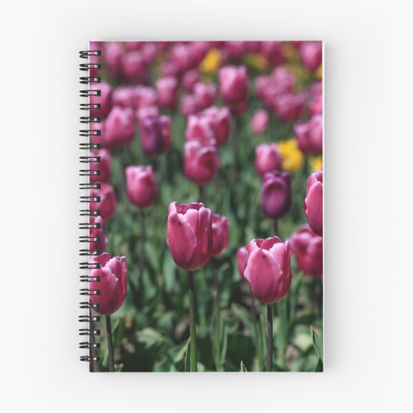 Item preview, Purple tulips on flower bed designed and sold by olena2552.
