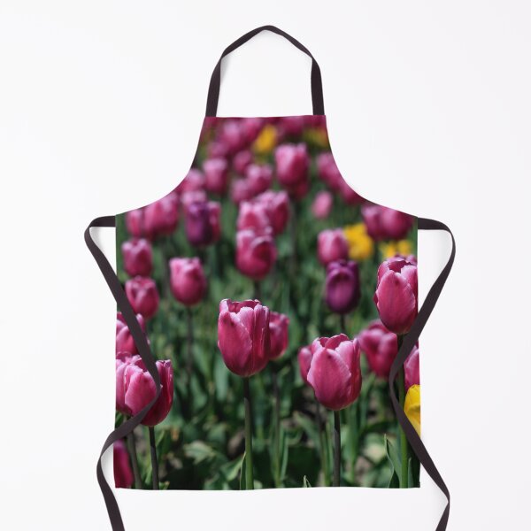 Item preview, Purple tulips on flower bed designed and sold by olena2552.