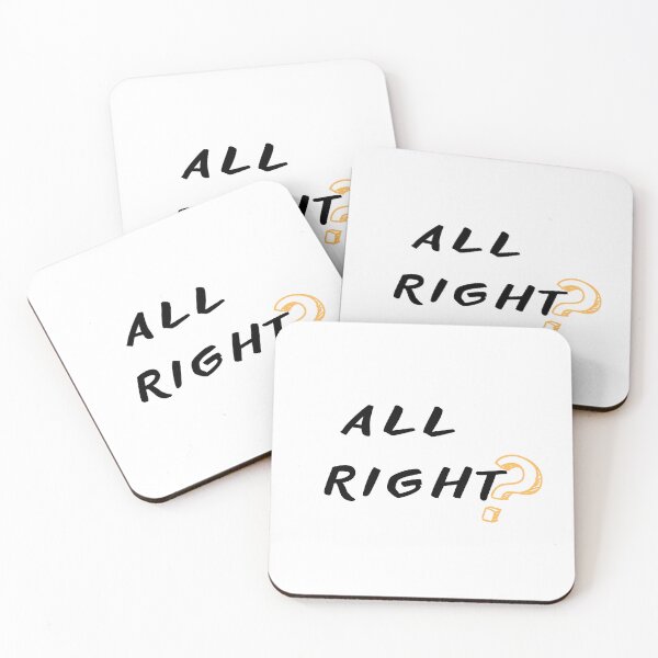 Item preview, All right? Funny sticker designed and sold by Monlin.