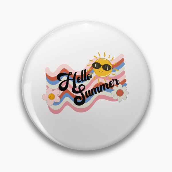 Item preview, Hello Summer Cute Retro  designed and sold by HappyLifeCreate.