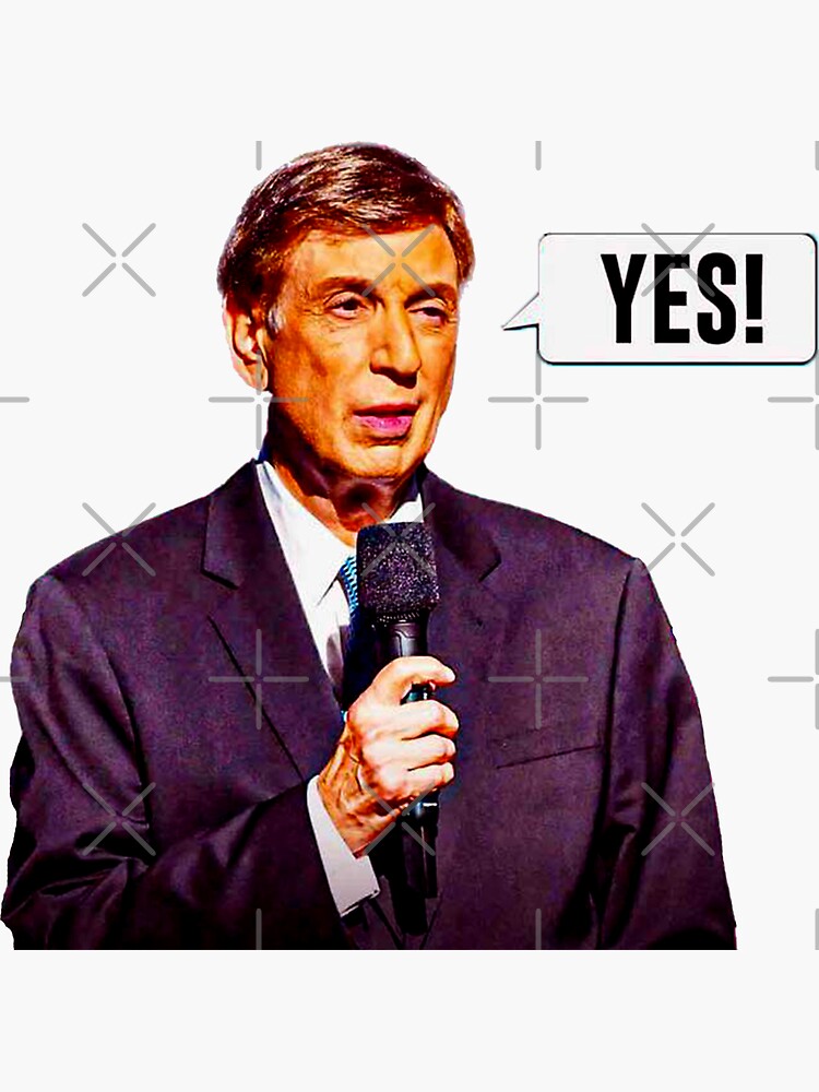 "Yes! Marv Albert" Sticker for Sale by NAJRAN | Redbubble