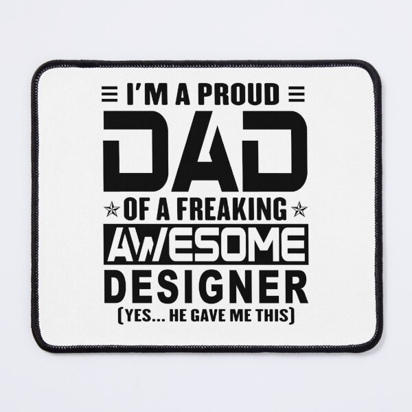 Item preview, I’m A Proud Dad Of A Freaking Awesome designer, Funny Dad Shirt, Dad Of designer Shirt, Dad Gifts, Christmas Gifts For Dad designed and sold by xlnv.