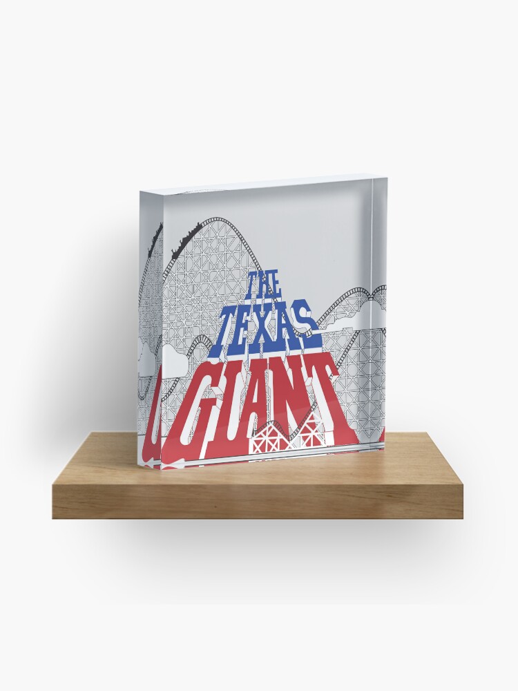 Acrylic Block, The Texas Giant designed and sold by carowindsfanson