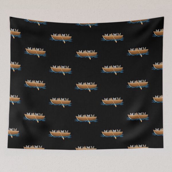 Item preview, Cats on a boat designed and sold by The Love Quill.