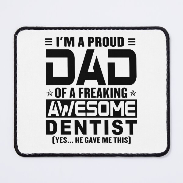Item preview, I’m A Proud Dad Of A Freaking Awesome dentist, Funny Dad Shirt, Dad Of dentist Shirt, Dad Gifts, Christmas Gifts For Dad designed and sold by xlnv.