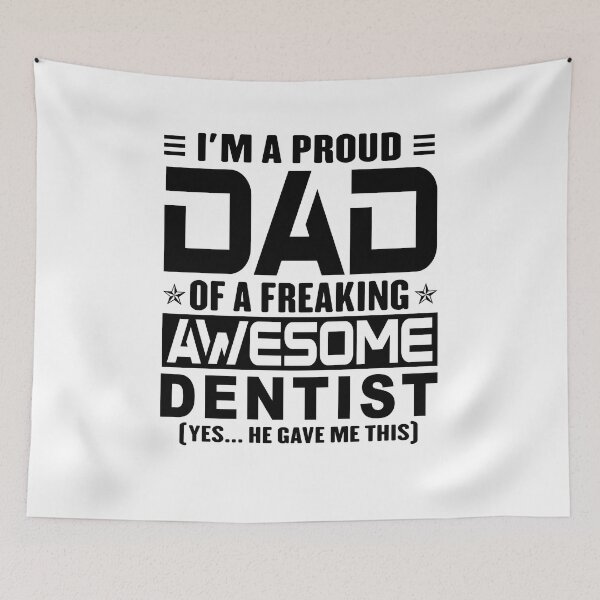 Item preview, I’m A Proud Dad Of A Freaking Awesome dentist, Funny Dad Shirt, Dad Of dentist Shirt, Dad Gifts, Christmas Gifts For Dad designed and sold by xlnv.