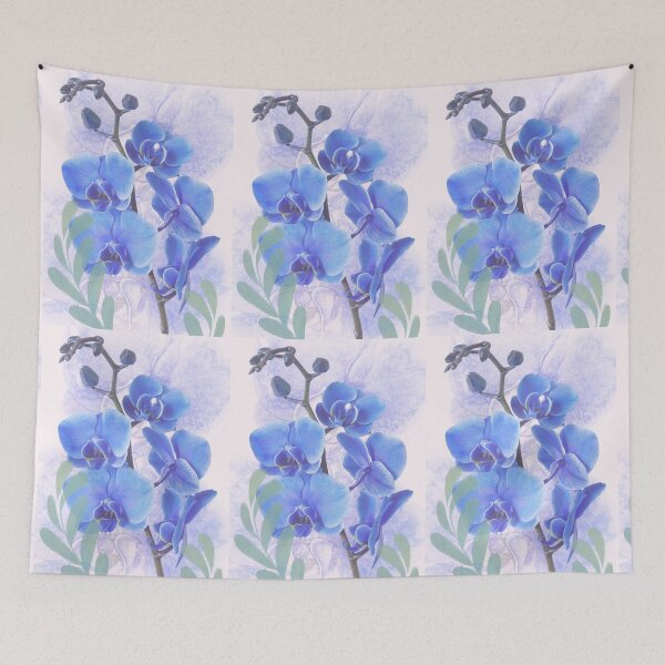 Item preview, blue orchids designed and sold by AOCollections.