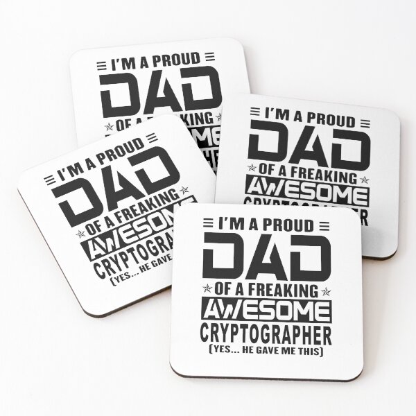 Item preview, I’m A Proud Dad Of A Freaking Awesome cryptographer, Funny Dad Shirt, Dad Of cryptographer Shirt, Dad Gifts, Christmas Gifts For Dad designed and sold by xlnv.