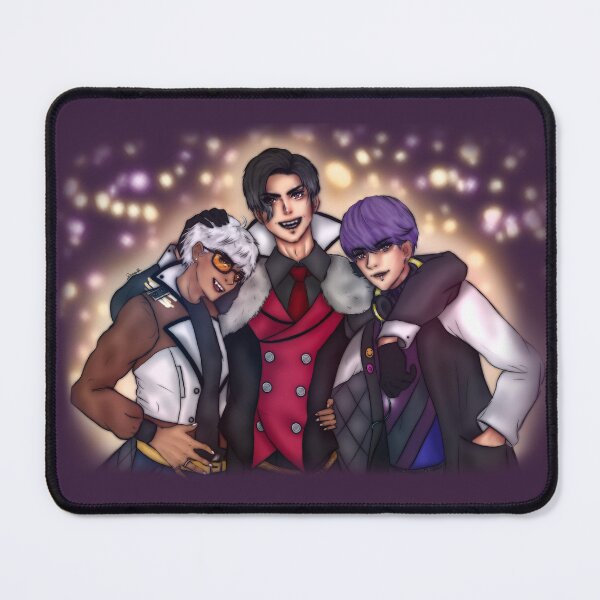 Item preview, Mammon, Lucifer and Levi - Obey Me! designed and sold by riddlemesofia.