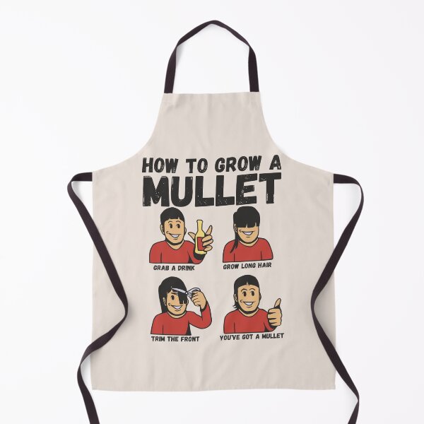 Item preview, How To Grow A Mullet, Funny Mullet  designed and sold by Vintagemashup.