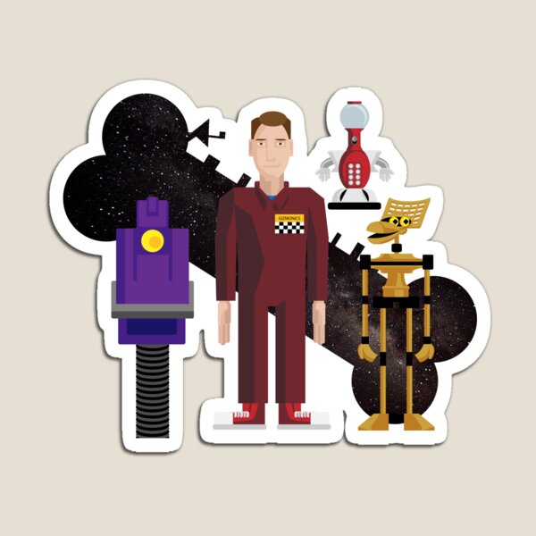 Joel and the Bots Magnet