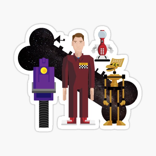 Joel And The Bots Sticker For Sale By Wolffdj Redbubble