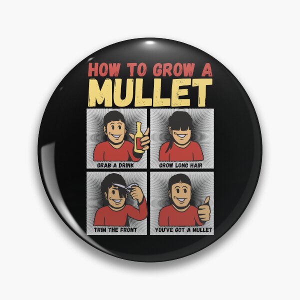 Item preview, How To Grow A Mullet, Mullet Gift For Men, Funny Mullet  designed and sold by Vintagemashup.