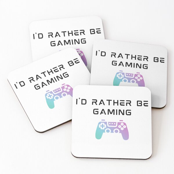 Item preview, I'd rather be gaming  designed and sold by VRaiderArt.
