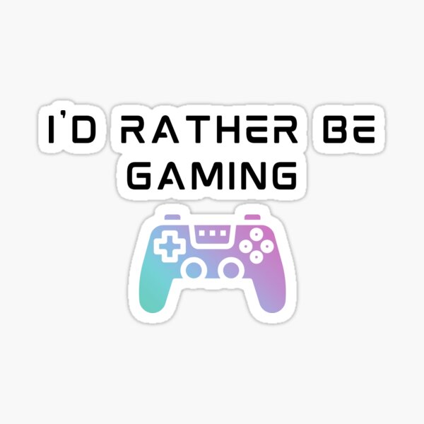Je préfère jouer Sticker