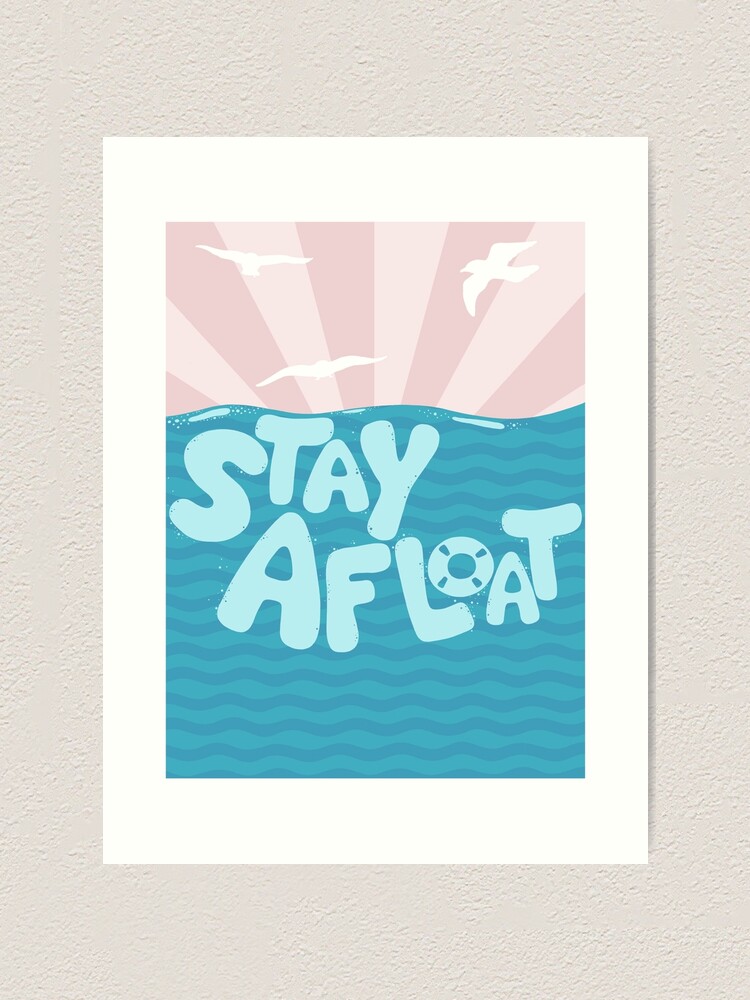 Alternate view of ST\Y AFLOAT Art Print