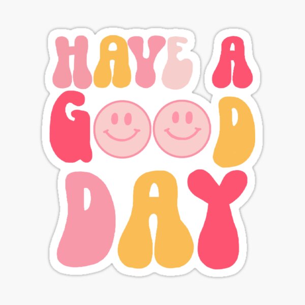 Today is a Good Day Badge Reel Cute Badge Reel Gift for Social Worker Good  Day to Have a Good Day Quote 70s Font Quote 