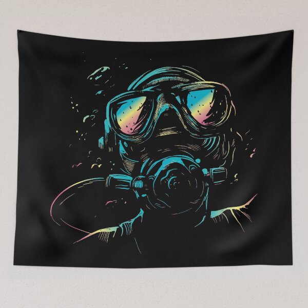 Item preview, Diver Retro Rainbow designed and sold by infleims.