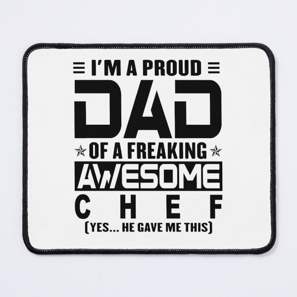 Item preview, I’m A Proud Dad Of A Freaking Awesome chef, Funny Dad Shirt, Dad Of chef Shirt, Dad Gifts, Christmas Gifts For Dad designed and sold by xlnv.