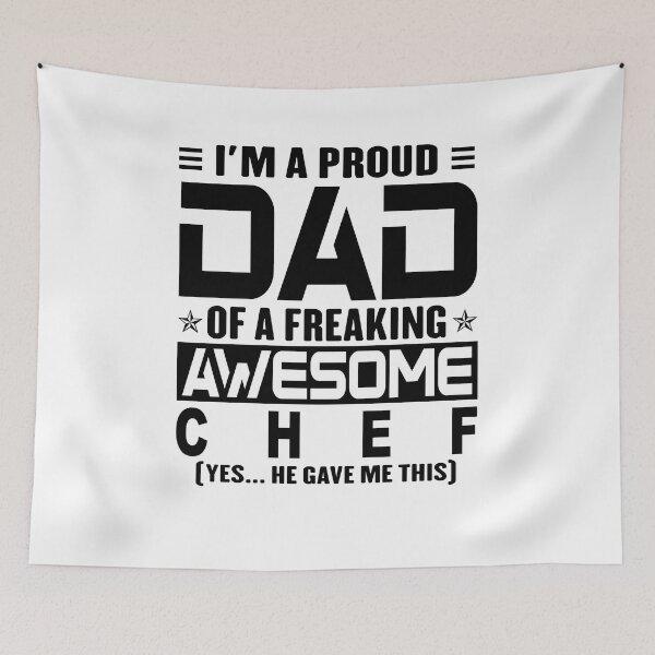 Item preview, I’m A Proud Dad Of A Freaking Awesome chef, Funny Dad Shirt, Dad Of chef Shirt, Dad Gifts, Christmas Gifts For Dad designed and sold by xlnv.