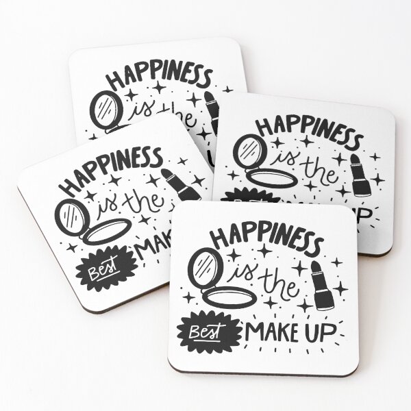 Item preview, Happiness is the best make up designed and sold by TheFoolsGallery.