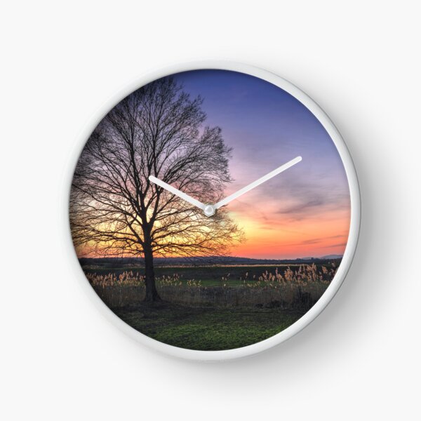Item preview, Lonely bare tree in the field at sunset designed and sold by Dejan Travica.