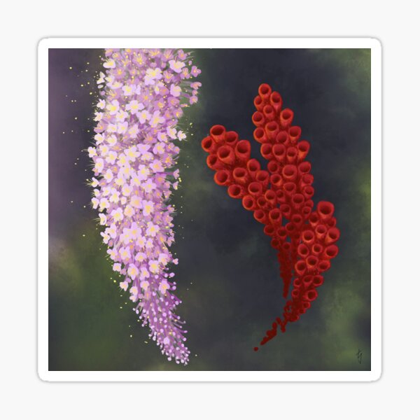 Flowers of Klaaetael, The Tree Of Journeys Sticker