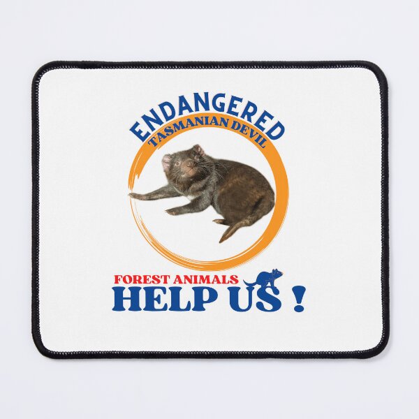 Item preview,   Endangered Tasmanian Devil Help Us ! designed and sold by yassooarts.