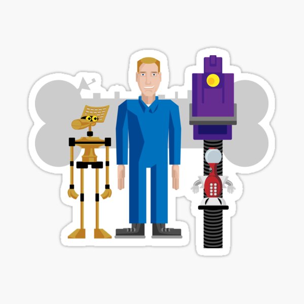 Mike and the Bots Sticker