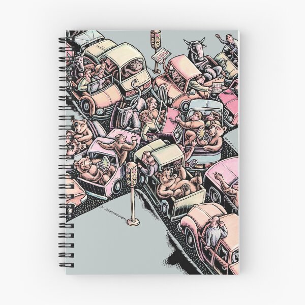 Item preview, Traffic Jam with Bulls and Bears designed and sold by LisaHaney.