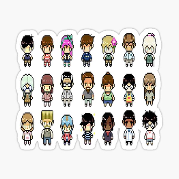 Omori Aubrey sprite Sticker for Sale by TENKOMORI