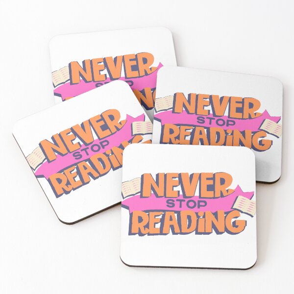 Item preview, Never stop reading designed and sold by bookedflight.