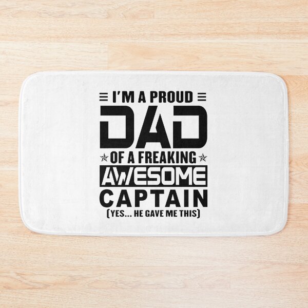 Item preview, I’m A Proud Dad Of A Freaking Awesome captain, Funny Dad Shirt, Dad Of captain Shirt, Dad Gifts, Christmas Gifts For Dad designed and sold by xlnv.