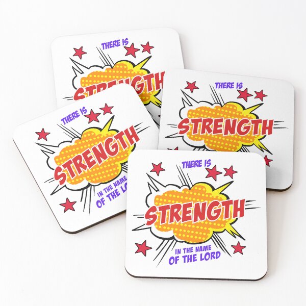 Item preview, There is Strength in the name of The Lord designed and sold by Cane & Abel Creations ..