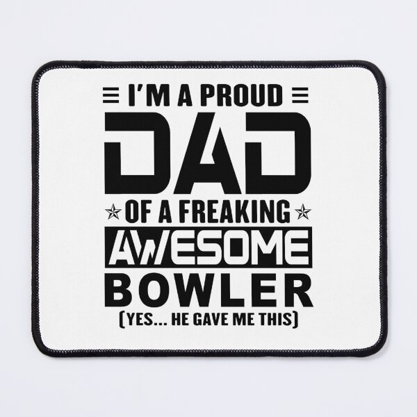 Item preview, I’m A Proud Dad Of A Freaking Awesome bowler, Funny Dad Shirt, Dad Of bowler Shirt, Dad Gifts, Christmas Gifts For Dad designed and sold by xlnv.