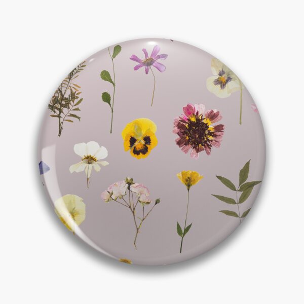 Item preview, Pressed flowers pattern design  designed and sold by Holly-berry-art.