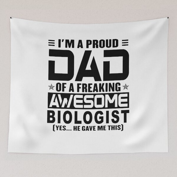 Item preview, I’m A Proud Dad Of A Freaking Awesome biologist, Funny Dad Shirt, Dad Of biologist Shirt, Dad Gifts, Christmas Gifts For Dad designed and sold by xlnv.