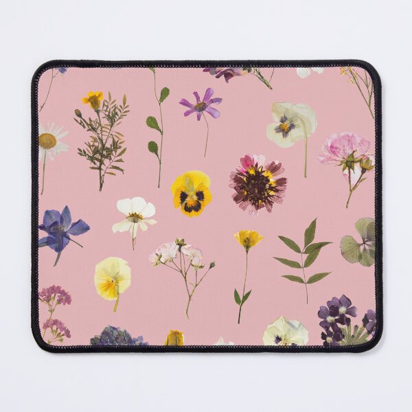 Item preview, Copy of Pressed flowers pattern design in pink designed and sold by Holly-berry-art.