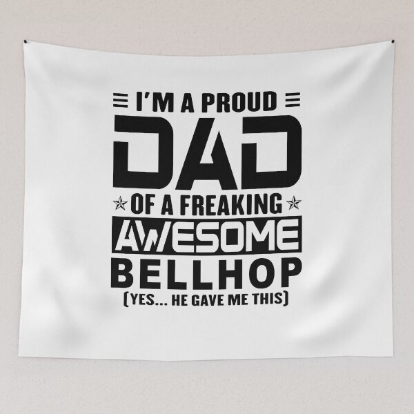 Item preview, I’m A Proud Dad Of A Freaking Awesome bellhop, Funny Dad Shirt, Dad Of bellhop Shirt, Dad Gifts, Christmas Gifts For Dad designed and sold by xlnv.