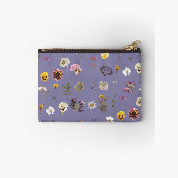 Item preview, Pressed flowers pattern design in purple designed and sold by Holly-berry-art.