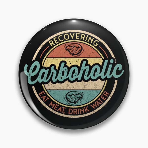 Item preview, Recovering Carboholic Eat Meat, Drink Water Carnivore Meat Eater designed and sold by inkedtee.