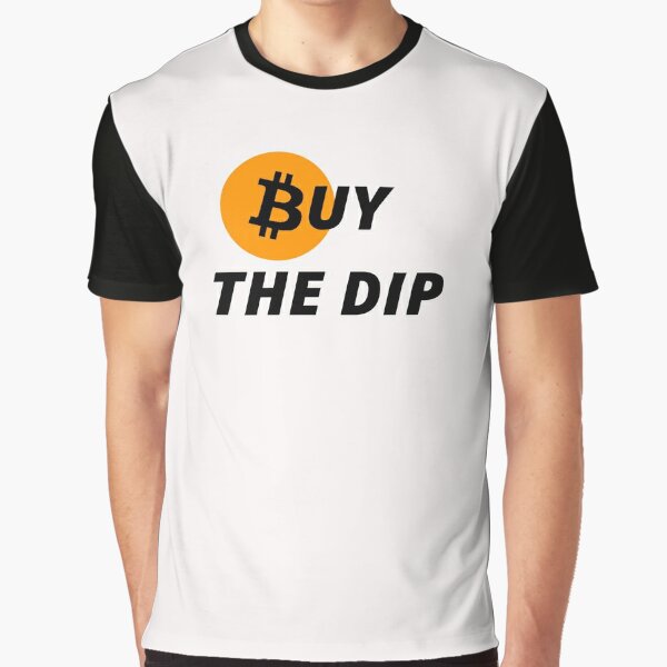 bitcoin - buy the dip - blanc - crypto bitcoin - crypto art t-shirts graphi...