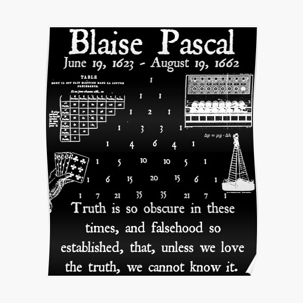 blaise pascal quotes about math